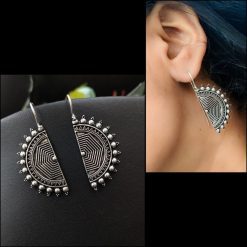Designer-Casual-Wear-Half-D-Shape-Earrings