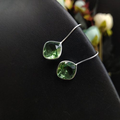 Premium Glass Stone Hook Earrings - Image 7