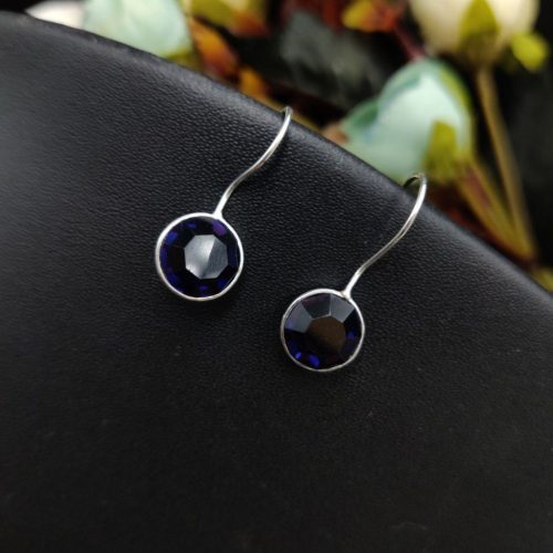 Premium Glass Stone Hook Earrings - Image 4