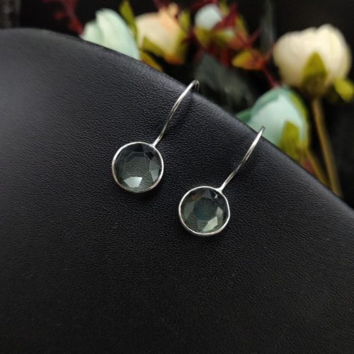 Premium Glass Stone Hook Earrings - Image 3