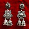Flower Design Double Jhumka Earrings
