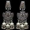 Oxidised Peacock Jhumkis Earrings For Girls 3 2023060812123871
