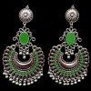 Oxidised Meenakari Chandbali Earrings 5 2023060812123872