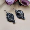 Antique Oxidised Shankh Earrings For Girls ( Daily Wear Choice )