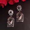 Light Weight Bird Cage Stud Earrings 11 2023060812184043