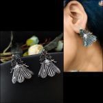 Antique Victorian Design Stud Earrings