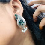 Jaipuri Design Stud Earrings - Light Weight Stud Earrings