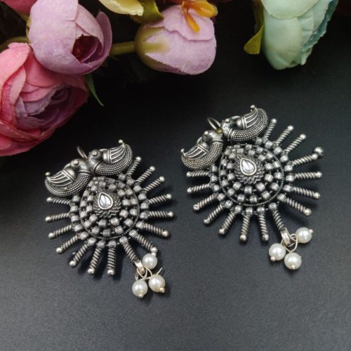 Replica Silver Look A Like Hook Earring