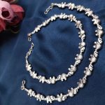 Bulk 66 Oxdised Elephant Beads Anklets - Adjustable Size Anklet - "Silver"
