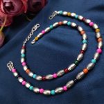 Bulk 54 Oxdised Silver Plated Beads Anklets - Adjustable Size Anklet - "Multi"