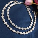 Bulk 34 German Silver Oxidised Beads Anklet For girls - "Silver"