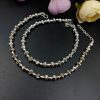 German Silver Square Beads Anklets For Girls