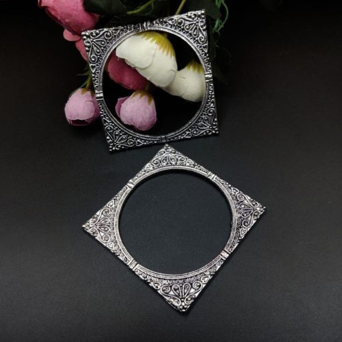 Oxidised-Square-Shape-Bangle-Premium-Quality