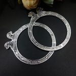 Oxidised Peacock Design 2.6 Size Bangle
