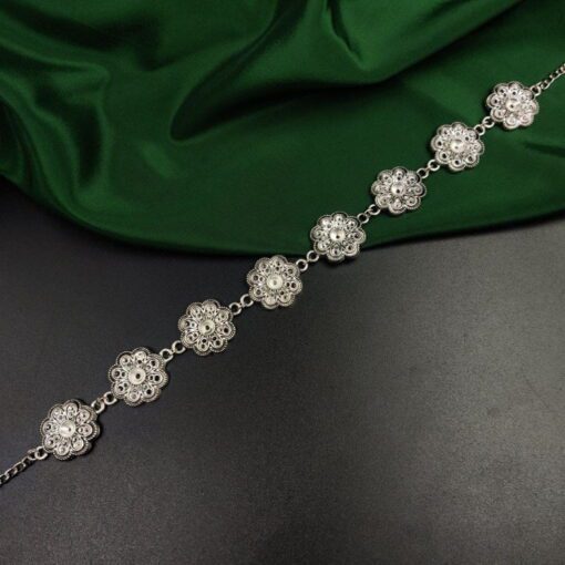 Oxidised Silver Plated Hair Bands For Girls