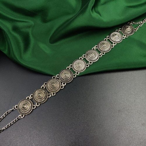 Oxidised German Silver Hair Bands For Girls