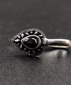 Oxidized Stone Nose Pin | Affordable Ethnic Jewelry for a Timeless Look