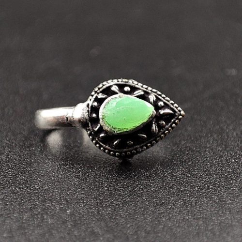 Oxidized Stone Nose Pin | Affordable Ethnic Jewelry for a Timeless Look