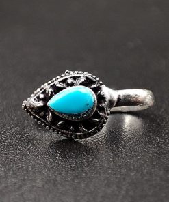 Oxidized Stone Nose Pin | Affordable Ethnic Jewelry for a Timeless Look