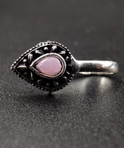 Oxidized Stone Nose Pin | Affordable Ethnic Jewelry for a Timeless Look