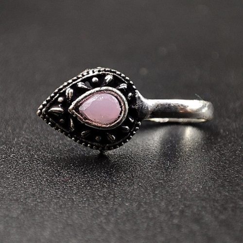 Oxidized Stone Nose Pin | Affordable Ethnic Jewelry for a Timeless Look