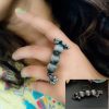 Traditional Indian Style Oxidised Black Polish Rings