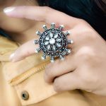 Ethereal Elegance: Oxidised Silver Plated Rings for a Timeless Appeal