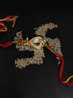 Elegant Thread of Love: Handcrafted Rakhi for Raksha Bandhan