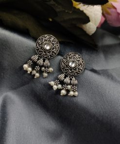 Silver Look Like Replica Stud Earrings - Best Choice For Daily-wear