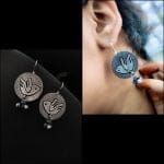 Oxidised ButterFly Necklace With matching Earrings