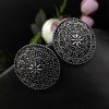 Art Of Floral Design Oxidised Stud Earrings For Girls
