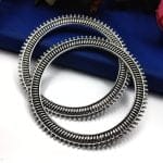 Oxidised Kangan German Silver Bangle For Girls