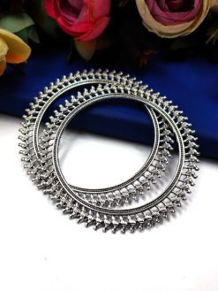German-Silver-Bird-Bangle-Silver-Plated-Oxidized-Bangles
