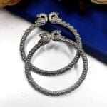 Peacock Bangles | Best Oxidised German Silver Bangle For Girls