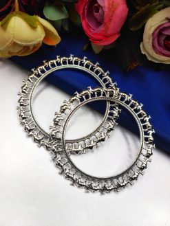 Designer Camel Bangles | Best German Silver Oxidised Bangle For Girls
