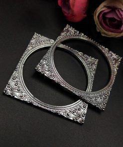 Oxidised-Square-Shape-Bangle-Premium-Quality