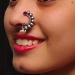 Oxidised Marathi Nath - Affordable Silver Plated Press Nosepin