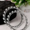 Attractive Elephant Design Bangle Oxidised German Silver Plated Set