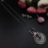 Antique Casual Wear German Silver Chain Pendent Set