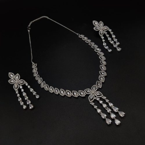 Affordable American Diamond Necklace Set for Special Occasions