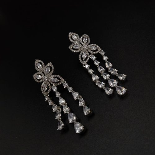 Affordable American Diamond Necklace Set for Special Occasions - Image 3