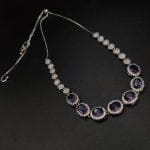 Classic design American diamond necklace set for special occasions