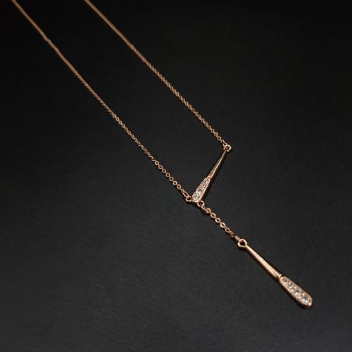 Affordable Rose Gold Plated CZ Stone Necklace for Fashion-Conscious individuals - Image 2