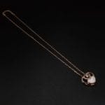 Exquisite Rose Gold Plated AD Pendant Necklace with Swarovski Crystals