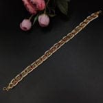 Regal and luxurious gold plated Shish Patti for bridal adornment