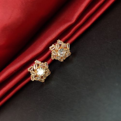 Affordable CZ stud earrings with versatile elegance