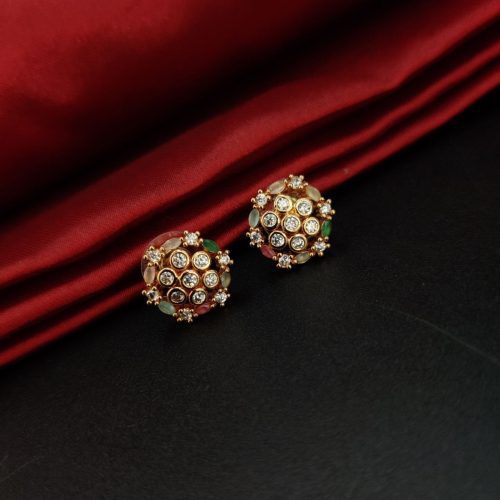 Radiant Beauty: Cubic Zirconia Stud Earrings