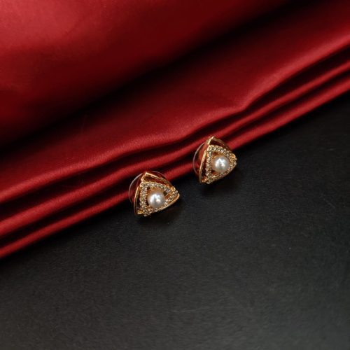 High-quality American Diamond stud earrings by D9 Creation