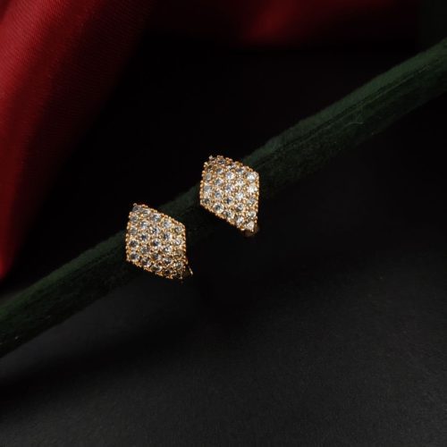 Versatile cubic zirconia stud earrings suitable for any occasion