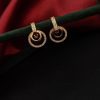 Delicate cubic zirconia stud earrings for a subtle yet glamorous look